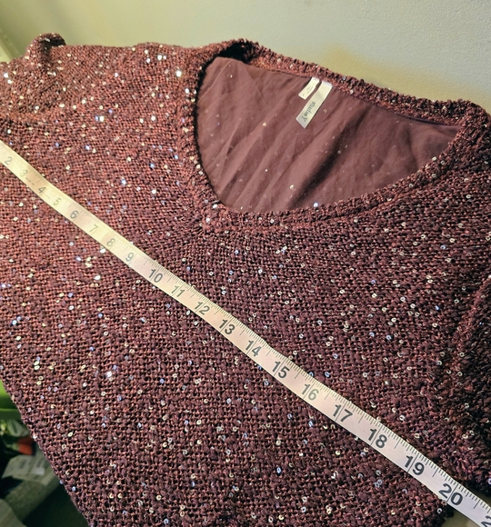 Sequined sweater, Studio Y, size L - Picture 8 of 9